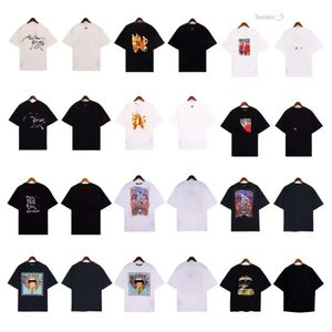 2024 Novo Designer PA T-shirt Luxo Tees Imprimir Palms Camisetas Mens Mulheres Ângulo Manga Curta Hip Hop Streetwear Tops Roupas Roupas S-XL 721