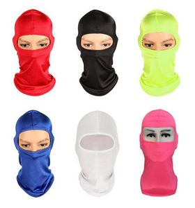 CS Dış Mekan Balaclavas Sports Boyun Yüz Maskesi Kayak Snowboard Rüzgar Kapağı Polis Bisiklet Bisiklet Motosiklet Yüz Maskeleri 12 Renkler7196523