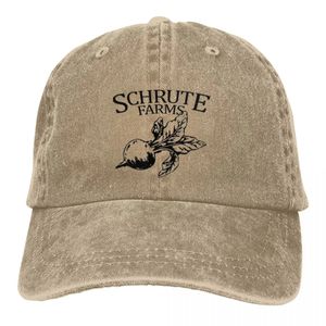 Baseballkappe The Office Dwight Outfit Männer Frauen Vintage Distressed Washed Schrute Farms Bed and Breakfast Cap 240311