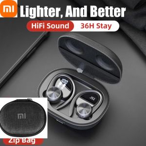 Наушники Беспроводные наушники Xiaomi Mijia J92, Bluetooth-наушники, спортивные водонепроницаемые стереонаушники Hi-Fi, гарнитура с микрофоном и чехлом для зарядки
