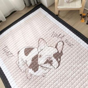 Carpets Children's Cartoon Cotton Mat Baby Climbing Pad Non-Slip Washable Nordic Simple