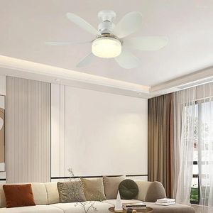 Ceiling Lights 2 In 1 Electric Fan With Remote Control Modern LED Lamp 3 Gear Adjustable Dimmable Light For Patio Coffee Shops