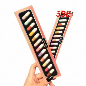 1/3/5Sets läppsmakeup TSLM1 Makeup 12/5 Färg Läppstiftuppsättning Vattentät Veet Matt Set Watertproof Lip Gloss Lipstick Set F8SI#