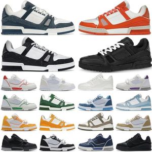 Designerschuhe Embossed Sneaker Weiß Schwarz Himmelblau Abloh Grün Denim Rosa Rot Luxurys Virgil Herren Casual Sneakers Trainer