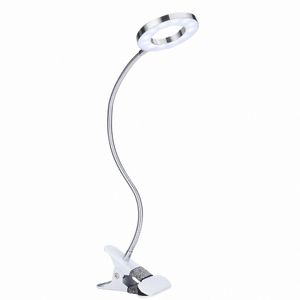 USB Circle Makeup Lamp Sopracciglio Lip Tattoo Light Beauty Sal Desktop Luci a LED con clip 95ea #