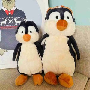 Animais de pelúcia de pelúcia 25/35 cm Pinguim Boneca de pelúcia Kawaii Pinguim Seping Brinquedo de pelúcia Decoração de casa Macio Abraço Travesseiro Brinquedos Presentes para crianças Whosas L240320