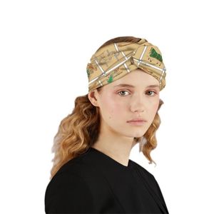 Print horse silk scarf Headwear designer headscarf women's Cross hairband Satin Headscarf fashion Girl Elastic Hair bands yoga sports Head wrap Hair Accessories