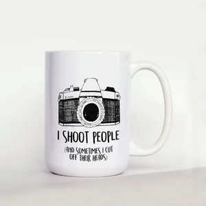 Canecas 15oz grande pografia café pographer copo engraçado estilo câmera novidade escritor diretor repórter presentes artista editor