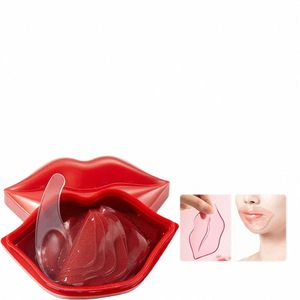 Fruta Vitamina C Hidratante Skincare Lip Máscara Reduzindo Rugas Reparação Pele Lip Patches Face Care Máscaras Recriar Sexy Lips s1wl #