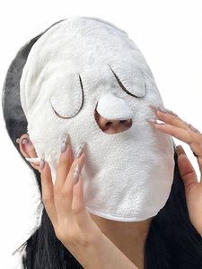 hot compr towel hanging ear soft skin-friendly steam heating cold hot compr face towel wet compr irrigati face towel 90an#