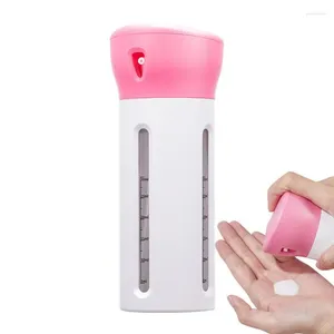 Liquid Soap Dispenser 4 In 1 Travel Leak-Proof Bottle Set For Shampoo Lotion Gel Refillable Shower Bottles Air Hiking Road Trip G