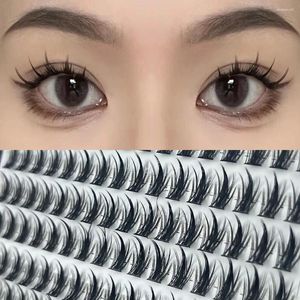 False Eyelashes 160 Bundles/box 10W Wheat Individual Cluster Eyelash Extension Natural Mink Professional Makeup Tools Lashes Wholesale