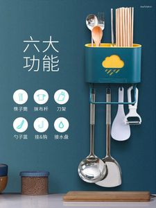 Kitchen Storage Creative Home Appliances Small Department Store Household Chopsticks Tube Artifact Practical Daily Necessities