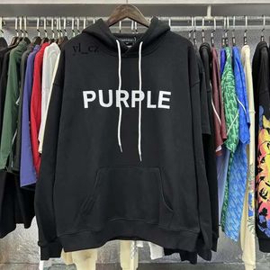 Purple marka bluzy męskie designerskie bluzę z kapturem moda High Street Streetwear Kobiety mężczyźni z kapturem bluzy listowe naklejki wielokolorowe 100% bawełna rozmiar 3946