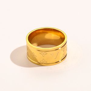 Designer ring 18k guldpläterade lyxdesigners ringar för kvinnliga män bokstäver enkla stil ringar mode eleganta par ringar engagemang trendig semester gåva