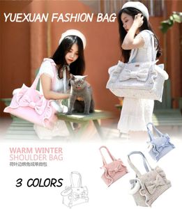 YUEXUAN Designer Tote Bag Large Women Handbags Wallet Purse Fashion Manual Art Polyester Shoulder Crossbody Bag Luxury Breathable Portable Pet Carrier Wholesale