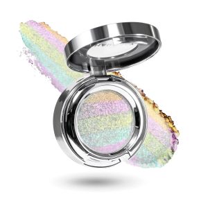 Shadow CHARMACY Luxury Shimmer Rainbow Duochrome Highligter Waterproof Multichrome Glitter Longlasting Eye Shadow Cosmetic Makeup