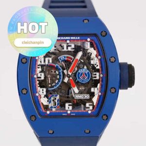Unisex RM Wristwatch RM030 Automatic Mechanical Watch Automaical Swiss Famous Chronograph