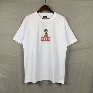 designer kith t shirt mens t shirts for men oversized t-shirts 100%cotton kith shirt crew neck vintage short sleeve us size s-2xl high quality wholesale