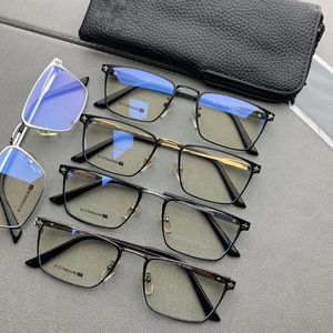 Гибкая оправа для солнцезащитных очков CH1912, классические сверхлегкие титановые очки для чтения без оправы с эффектом памяти, мужские и женские очки для пресбиопии, прочность 1,0-