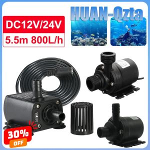 Pumpen Stille Aquariumpumpe DC 12 V 24 V Solar Bürstenloser Motor Pool Zirkulierende Tauchpumpe Wasserpumpe für Aquariumzubehör