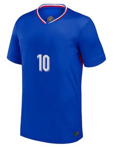 Clube francês sets 24 25 25 Benzema Soccer Jerseys 2024 Giroud Mbappe Griezmann Saliba Pavard Kante Maillot de Foot Equipe Maillots Mulheres / Crianças Kit.35