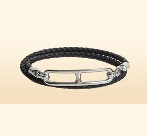 Glenan Bracciale rigido a doppio anello Bracciale rigido da uomo bracciali firmati qualità contatore materiale acciaio al titanio regali premium repro ufficiale6337834