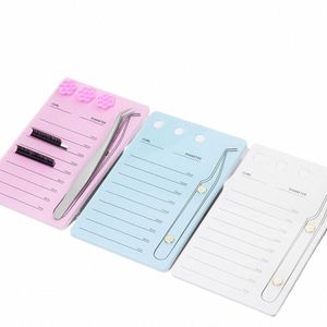 Magnetische Eyel Extensi Kleber Palette Eyel Sucti Plattenhalter Pfropfen False L Extensi Acryl Stand Pad Make-up-Tools n2Kd #