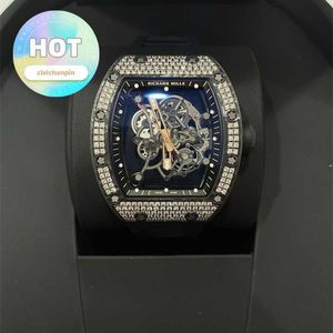RM Racing Wrist Watch RM055 Rose Gold Carbon TPT Diamond Set Bubba Watson Limited