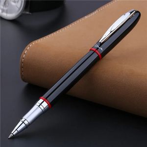 Pimio Montmartre Lüks Pürüzsüz İmzalama Silindir Top Pen, 0,5 mm Siyah Mürekkep Doldurma Kalemleri Hediye 240320