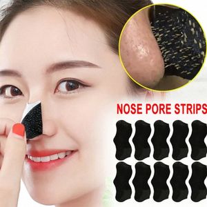 20 Pcs Nariz Removedor de Cravo Máscara Nasal Tiras Cabeça Preta Nariz Dot Spot Peel Off Adesivo Rosto Acne Whitehead Pore Cleaner Máscara T49w #