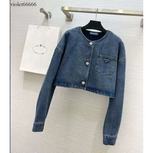 New Designer Women Jackets Denim Coat Womens Button Letters Spring Autumn Style Slim for Lady Outfit Woman Jeans Outsize Classcia Windbreaker Coats Veste Femme