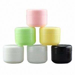 50pcs 10g/20g/50g/100g Portable Empty PP Travel Cosmetic Jars Makeup Ctainer Bottle Vials Face Cream Sample Pots Gel Mask Box s0Q3#