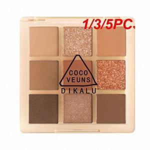 1/3/5st 4/9Color Matte Glitter Eyeshadow Palette LG Lasting Matte Eye Shadow Palette Eye Pigments With Brush Korean Cosmetics 705U#