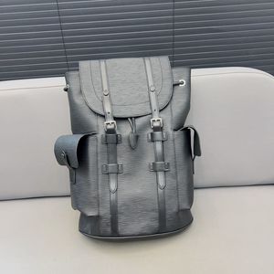 23SS Men's Luxury Designer Backpack Tote Bag Water Ripple Backpack Men's Computer Bag Book Bag High-end Outdoor Backpack Larg Uahp