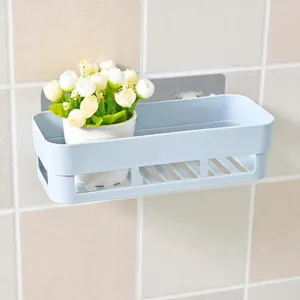 Kök förvaring badrumshylla elegant design messfri enkel installation mångsidig användning stabil och hållbar väggmonterad ingen borrning