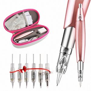 Mikroblading CH Prince Permanent Makeup Machine Kit Eyebrow Lip Tattoo Digital Pen Beauty Supply med 10st Needles W0BE#