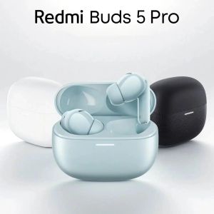 Наушники MIJIA Xiaomi Redmi Buds 5 Pro TWS Bluetooth наушники 52 дБ 4 кГц настоящие беспроводные наушники с шумоподавлением микрофонные наушники ANC гарнитура