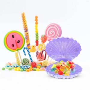 Plates 10 Pcs Candy Box Little Gift Boxes Table Containers Wedding For Gifts Pp Adults Small