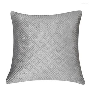 Travesseiro acolchoado design capa 45x45cm grosso decorativo geométrico para sofá decoração de casa sala de estar fronha quarto