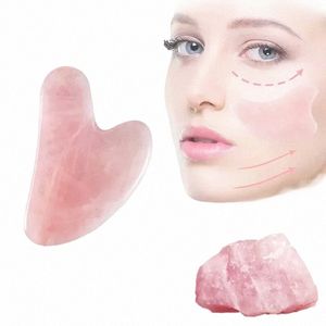 natural Jade Gua Sha Scraper Board Massage Rose Quartz Jade Gua Ste For Face Neck Skin Lifting Wrinkle Remover Beauty Care o1IC#