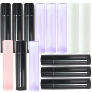 200pcs/sets 5ml Empty Lip Gloss Tubes Lipstick Jars Balm Tube Cap Ctainer Empty Cosmetic Ctainers Mini Travel Makeup Tools N6EM#