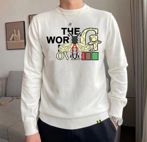 Mens Sweaters Fashion Men's Casual Round Long Sleeve Sweater Men Women Letter Printing Sweaters #188