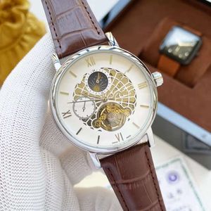 Prodotto Orologio da uomo con cinturino casual meccanico automatico con tourbillon cavo