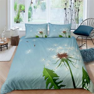 Microfibra Tropical Monstera de Dandelion DUVET Flores de cama Queen Rainha 3d Decor de cover de edredom floral imprimido 3D