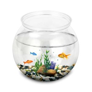 Acquari 1L 3L 4,5L Acquario per animali domestici di plastica in plastica.