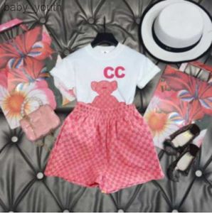 Mode neue Sommerkleidung Sets Designer -Marke Baumwolle Kurzärärmische Kleidung Anzüge Tops Hosen Baby Kleinkind Junge Kleidung Kinder Kinder Mädchen Outfits