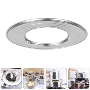 Dubbla pannor 1 st rostfritt stål ångstång matplatta kök leverans (silver)