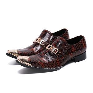 Männer Schuhe Mode Business Kleid Britische Art Schuhe Männer Echtes Leder Party und Hochzeit Chaussures Hommes, große Größen