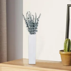 Vases Wood Wall Mounted Planter Hanging Vase Decorative Plant Pot Indoor Plants Holder For Office Door Living Room